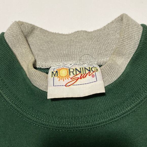 VTG Top Stitch by Morning Sun Sweatshirt Birdhouse Squirrel Size M Grandmacore - Picture 4 of 12